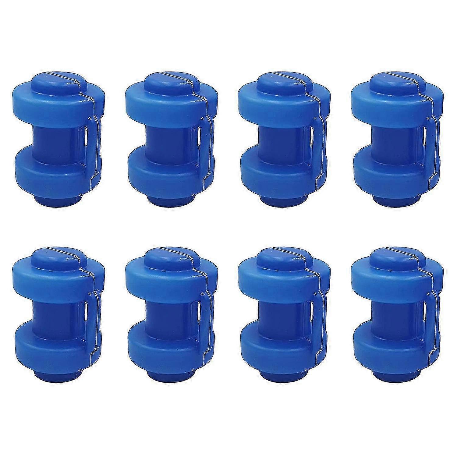 8pcs Trampoline Enclosure Pole Cap Plastic Trampoline Leg Caps 25mm