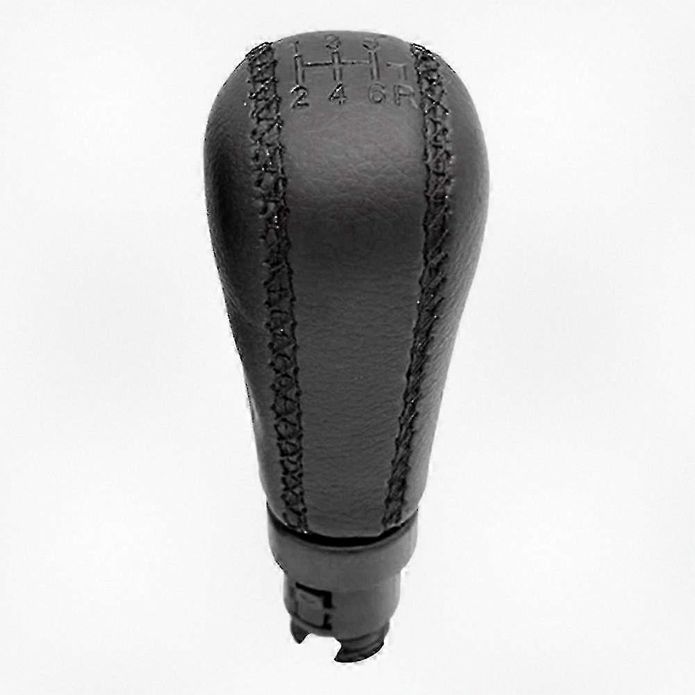 Pu Leather Gear Shift Knob Handball for Compatible with Volvo S60, S80, V70, and XC70 6-Speed Vehicles