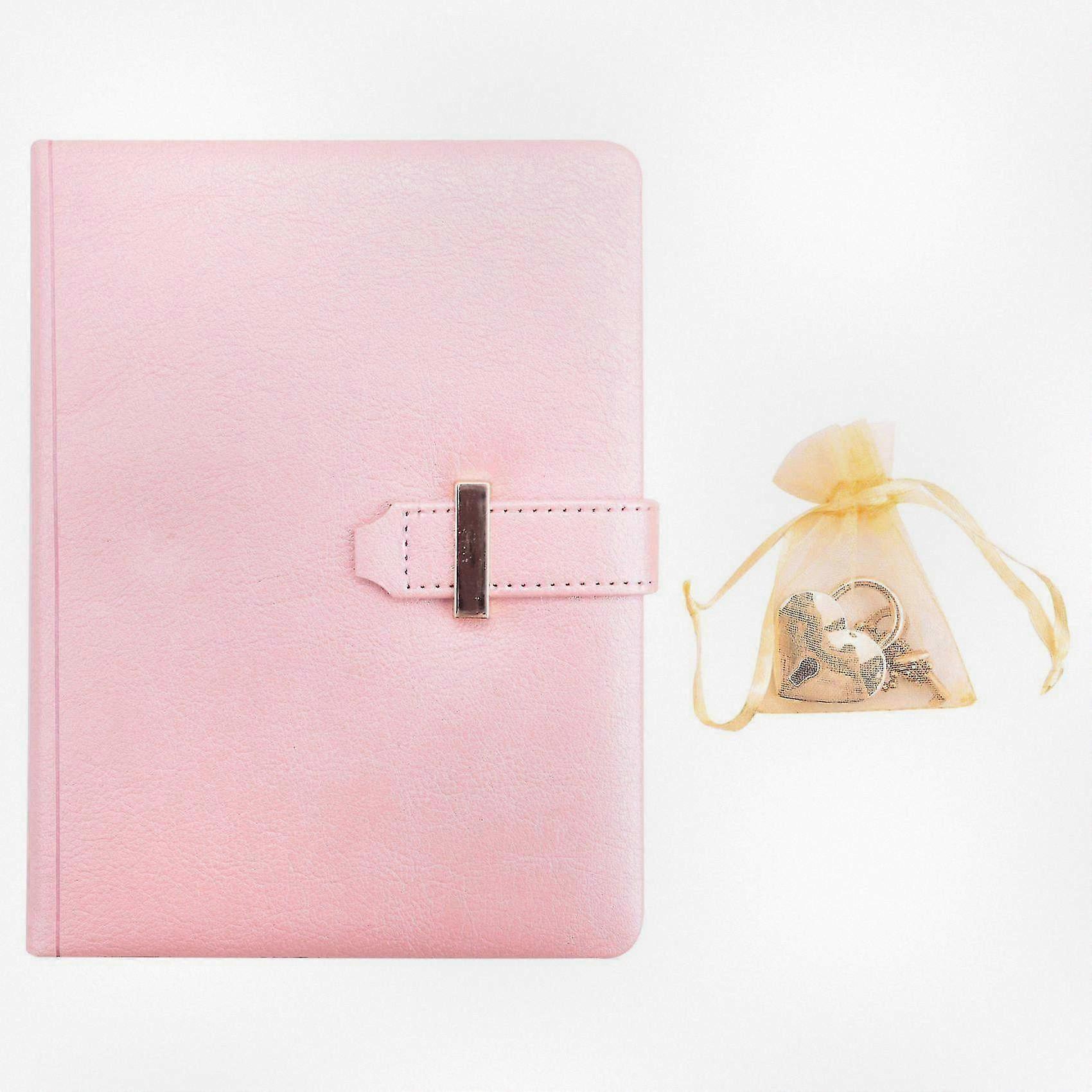 Heart Combination Lock Diary With Key Personal Organizers Secret Notebook Suitable for Girls and Women