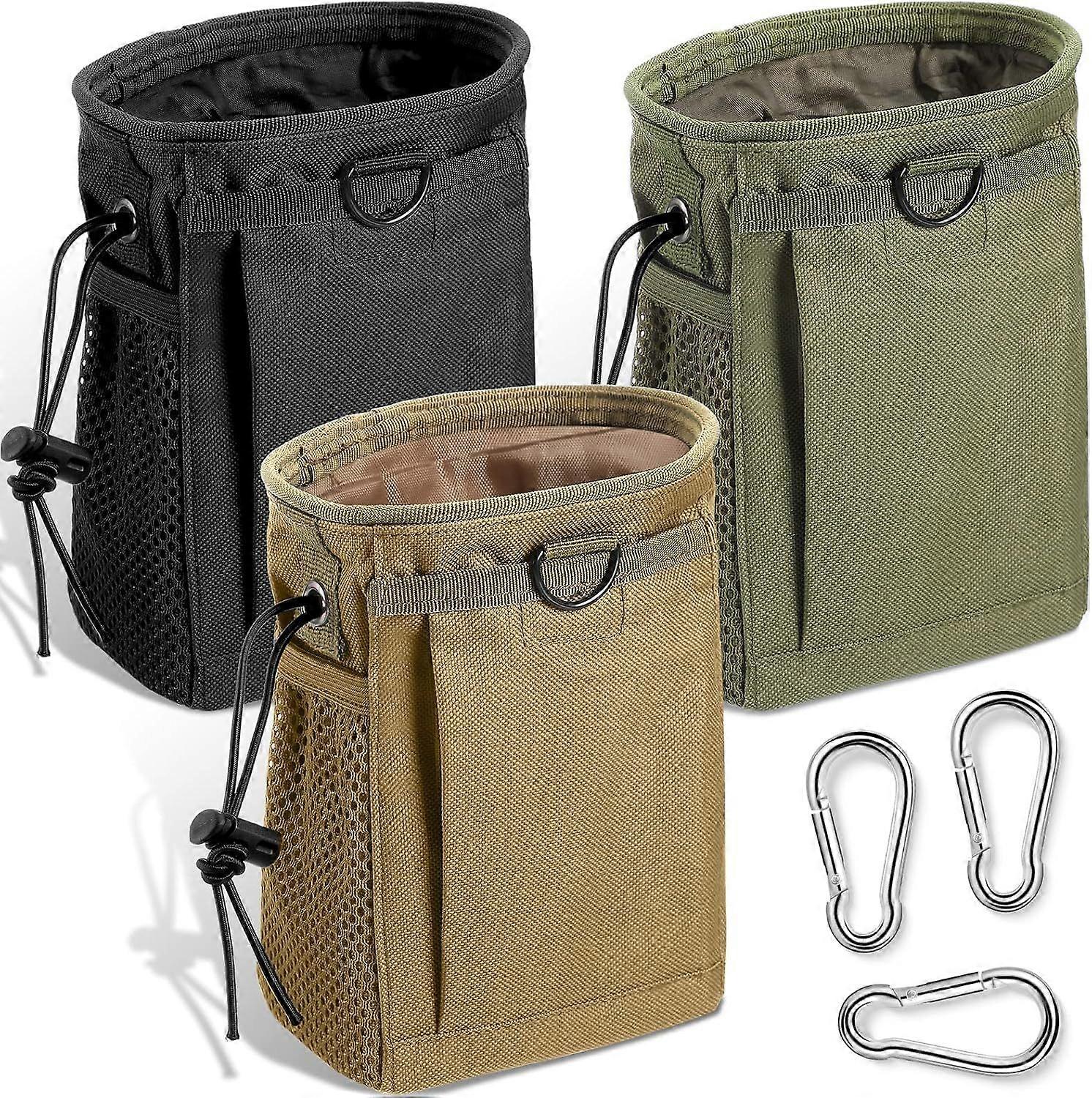 2025LatestModel3 Pieces Tactical Colored Dump Pouch Military Belt Pouch Molle Adjustable