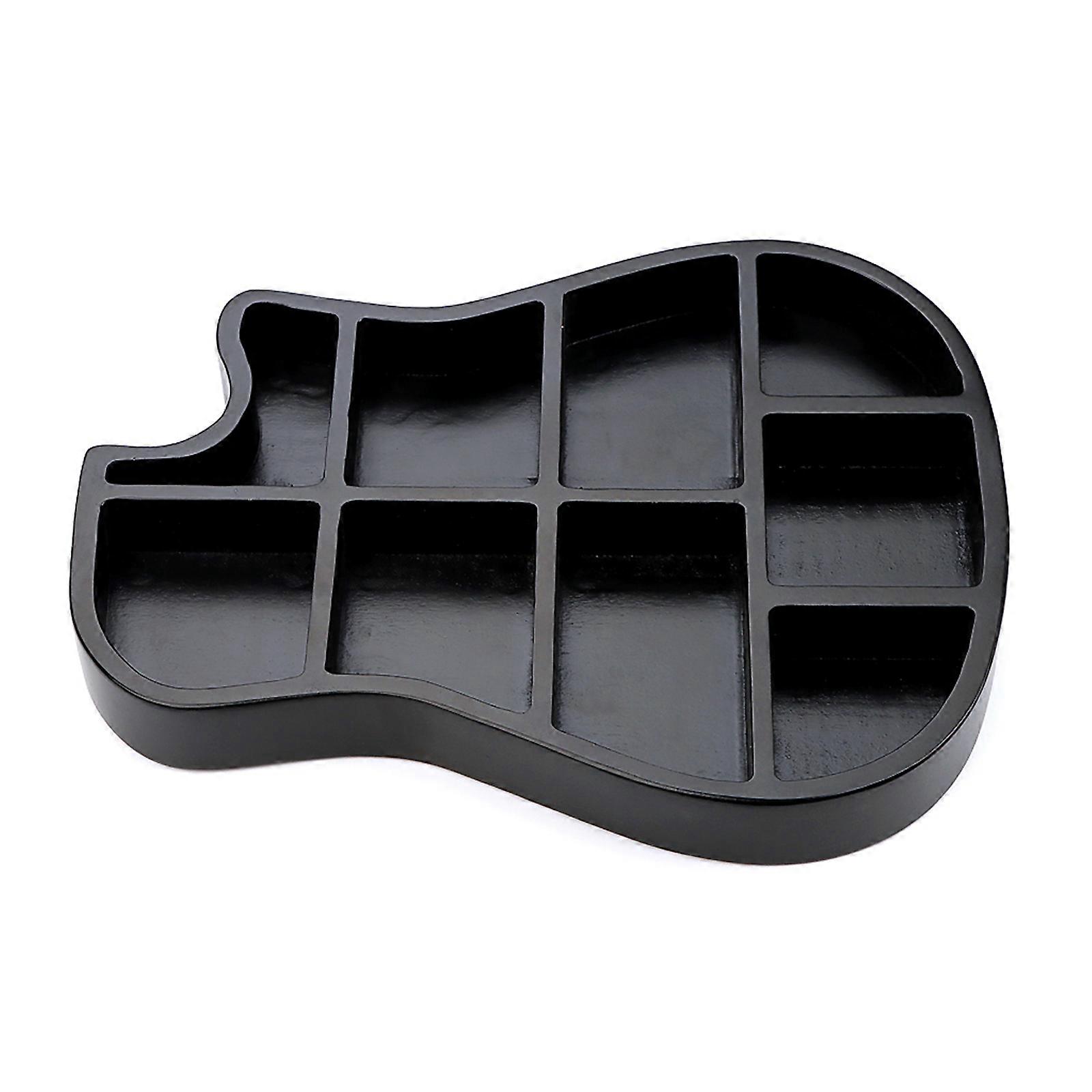 ギターの形をしたピック収納ボックスギターピックホルダーケースギタリスト音楽愛好家、初心者のためのギタースタッフオーガナイザー