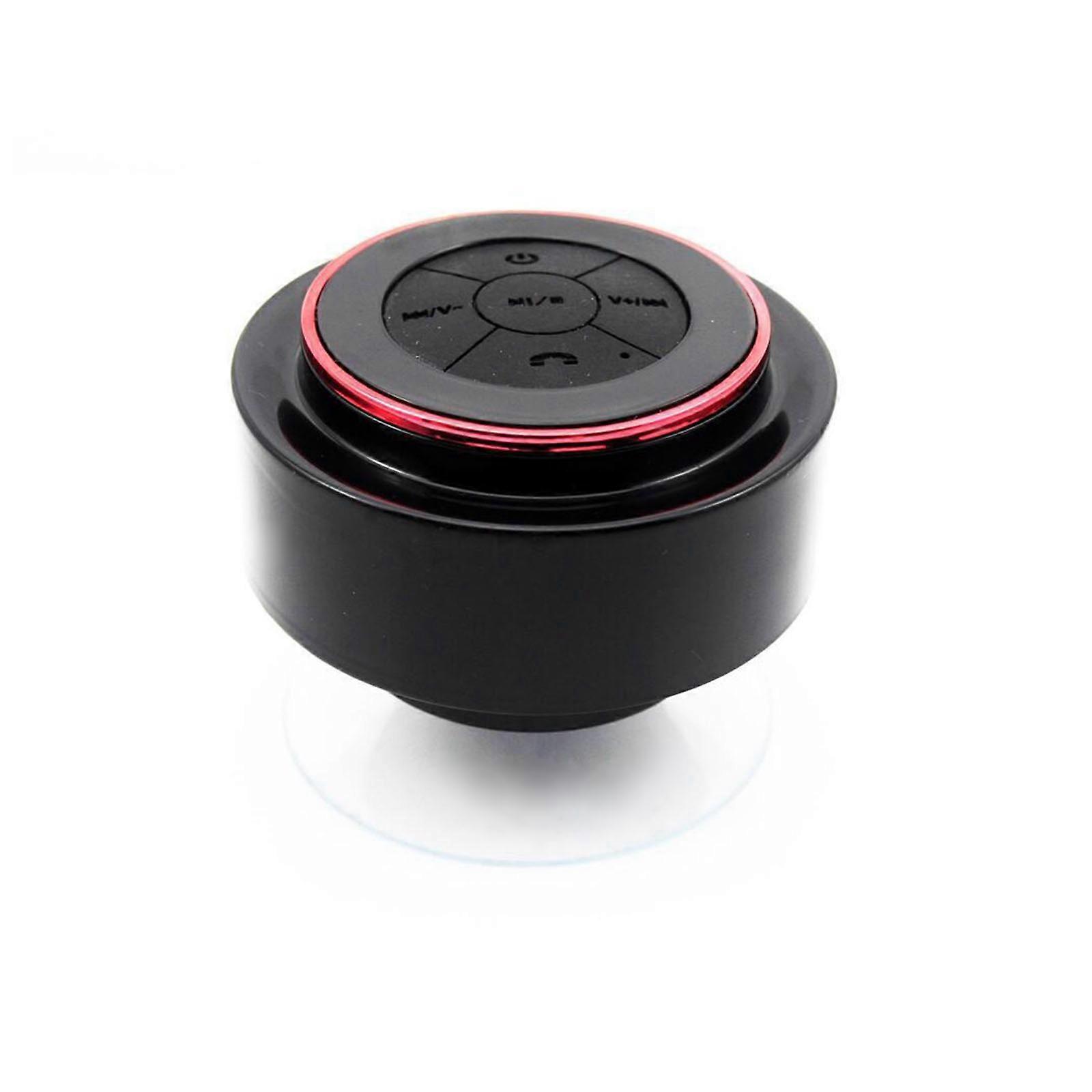 Bluetooth-compatible Speaker Small Wireless Soundbox with Built-in Li-Battery Full Frequency Stereo Loundspeaker black red