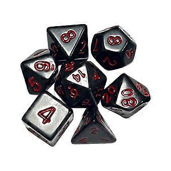 DND-Dice Set 7-Die Polyhedral RPG-Dice Set with Sharp-Edges for Aesthetic Conscious Tabletop RPG-Player Galaxy-Series  Yellow