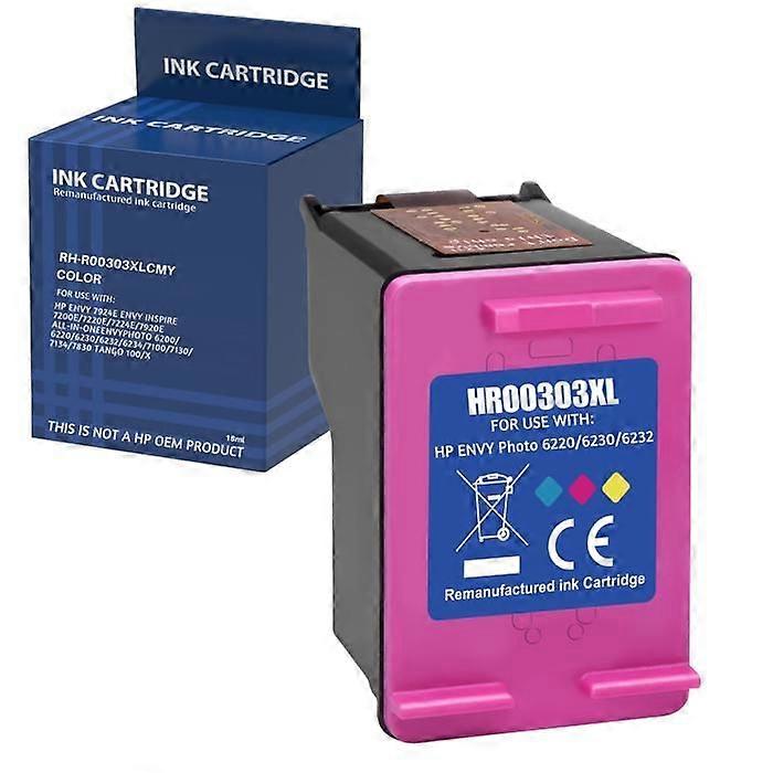Ink Cartridge - HP - 303XL - Compatible - Multi-colors - XL