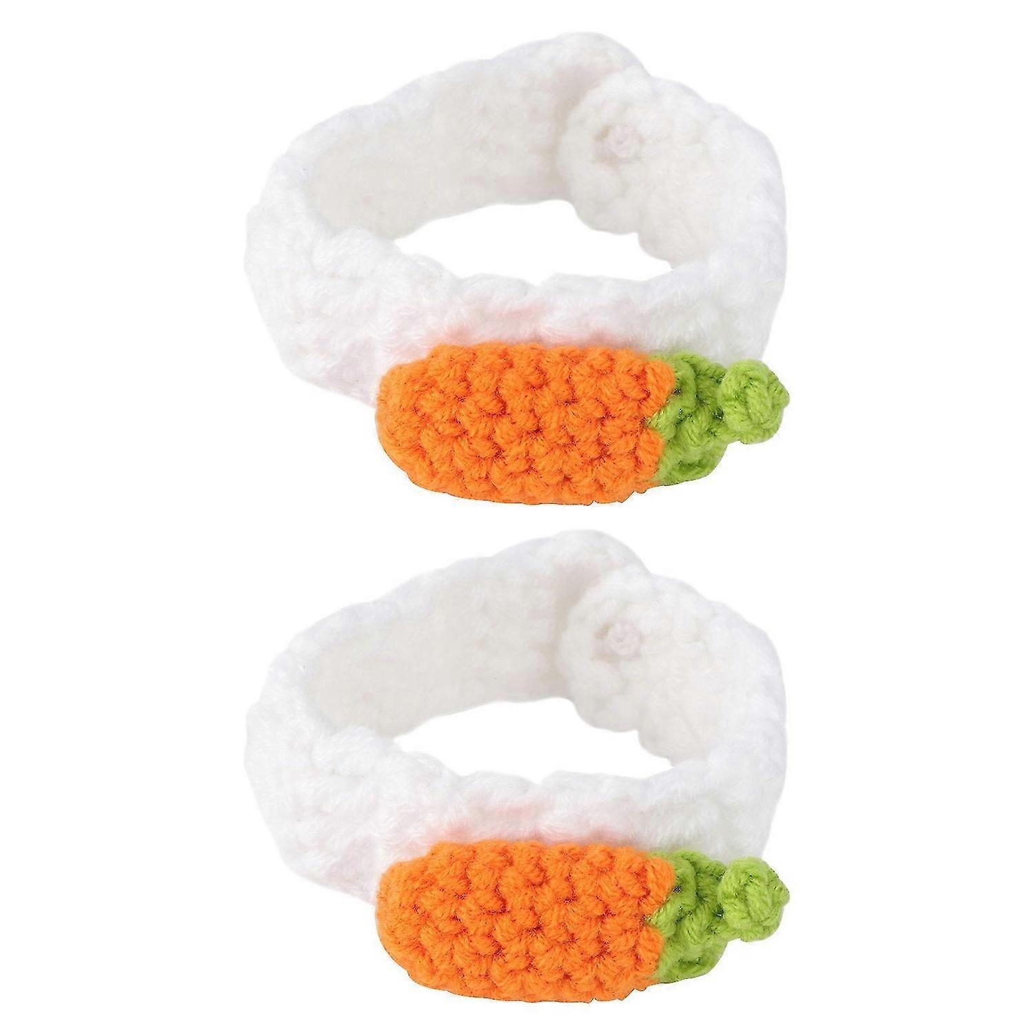 2pcs Easter Bracelet Wool Bracelet Easter Theme Wristband Wool Bangle