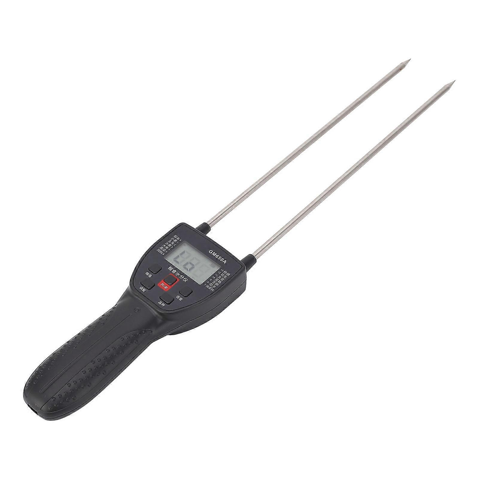 Grain Moisture Meter Multi Variety Grain Humidity Tester with Voice Prompt for Rice Wheat Corn Barley 