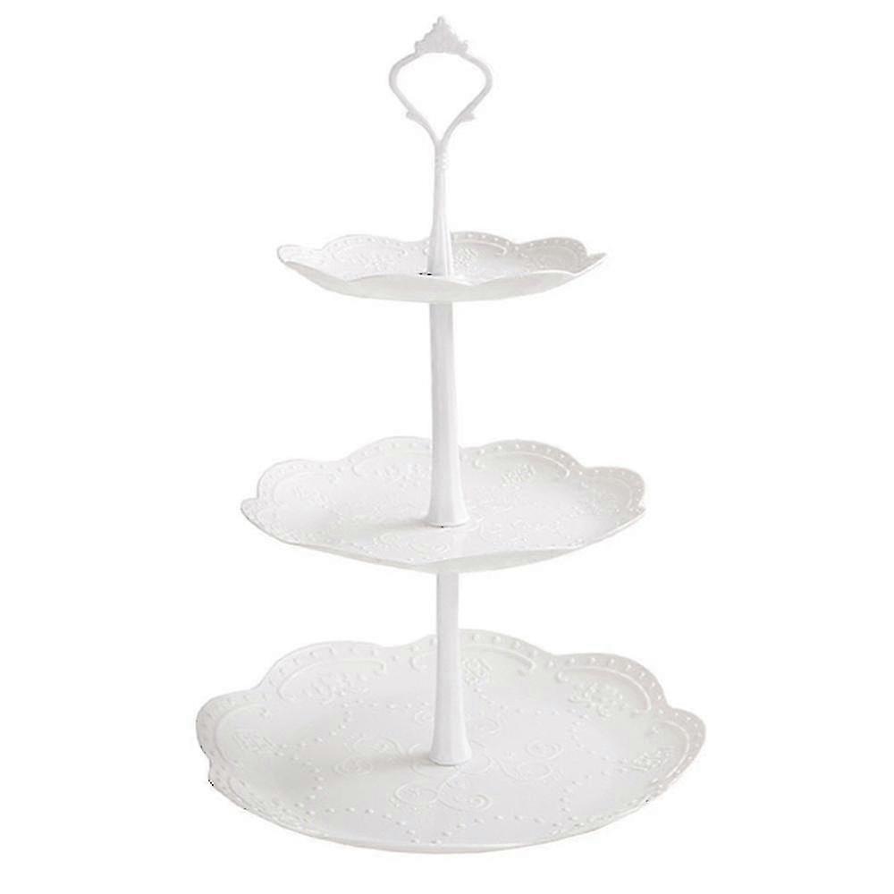 Round 3 Tier Display Stand for Home Decor and Party Use, Ideal for Cake Presentation