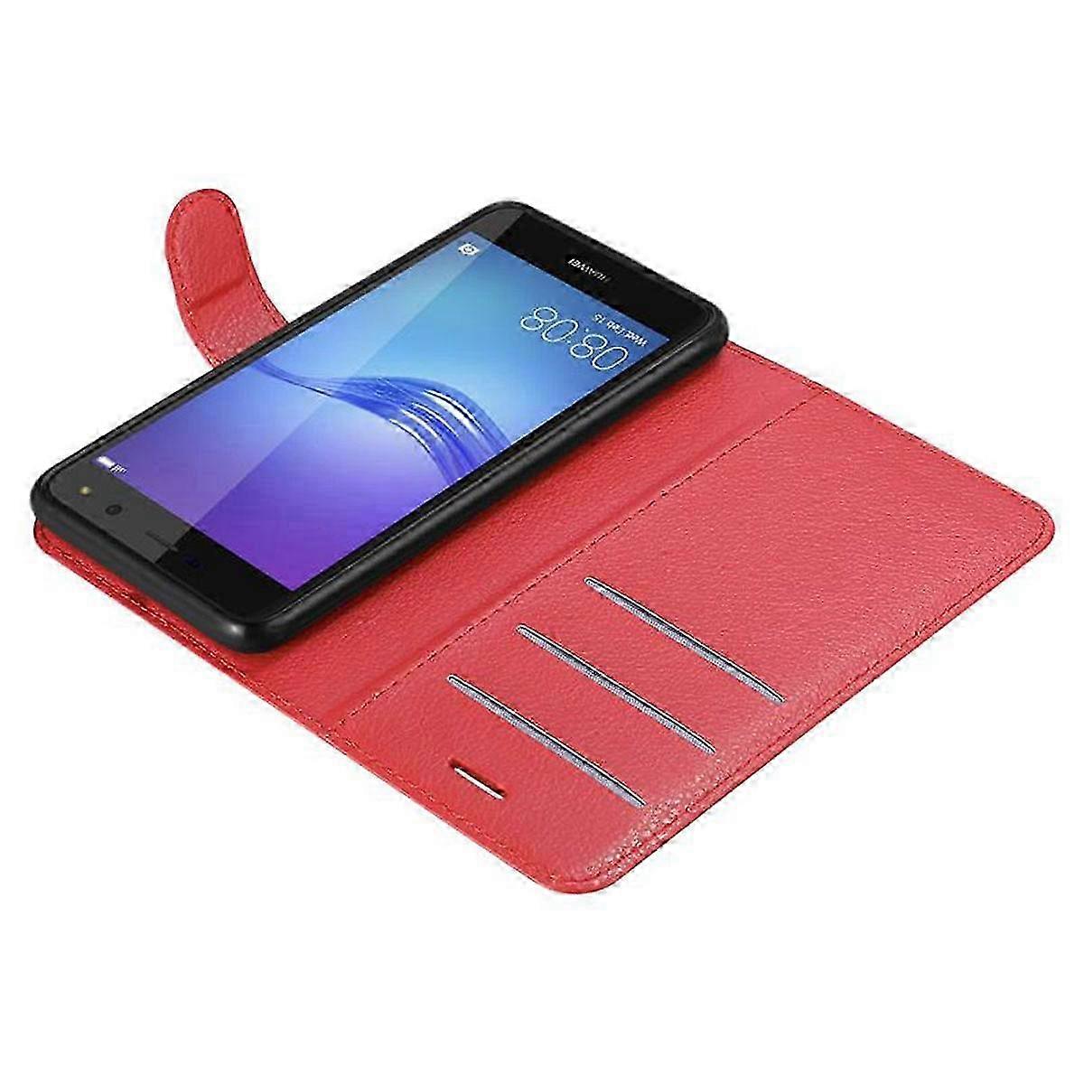 Protective Case for Certain Brand Y5 2017 / Y6 2017 - Featuring Card Slots and Stand Functionality