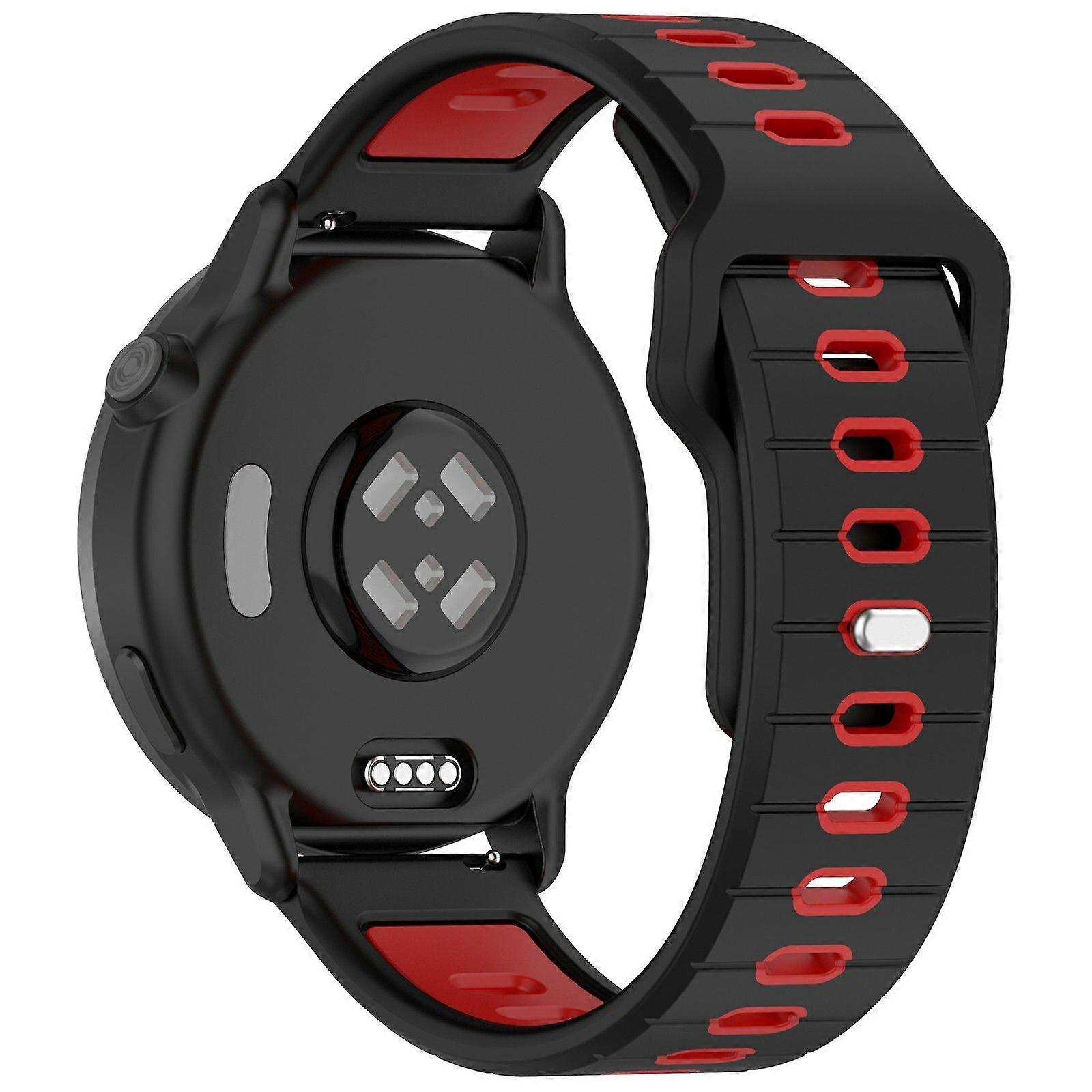 Silicone Strap for Garmin Vivoactive 6/ Approach S50/ vivoactive 5 Dual Color Watch Band (20mm)