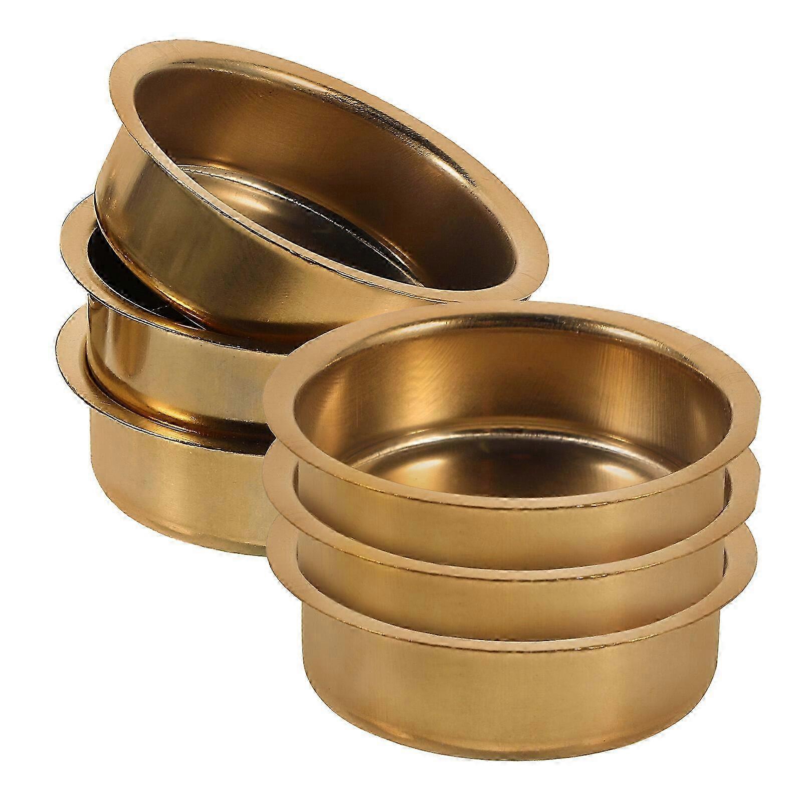 6pcs Metal Incense Cone Burner Inner Disk Replacement Accessories