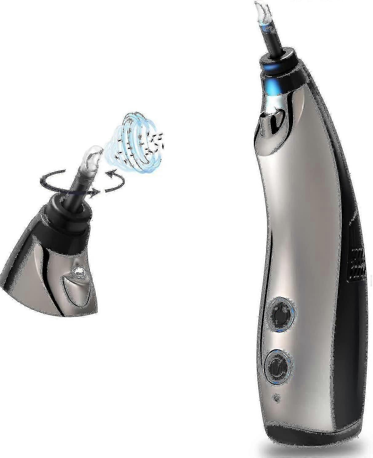 Aspiratore di cerume, aspirapolvere per la rimozione del cerume ruotabile con aspirazione con luce