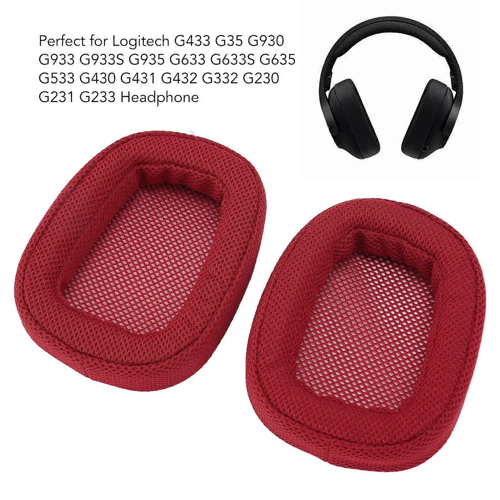 Headphone Ear Pads Replacement Ear Cushions for Logitech G433 G35