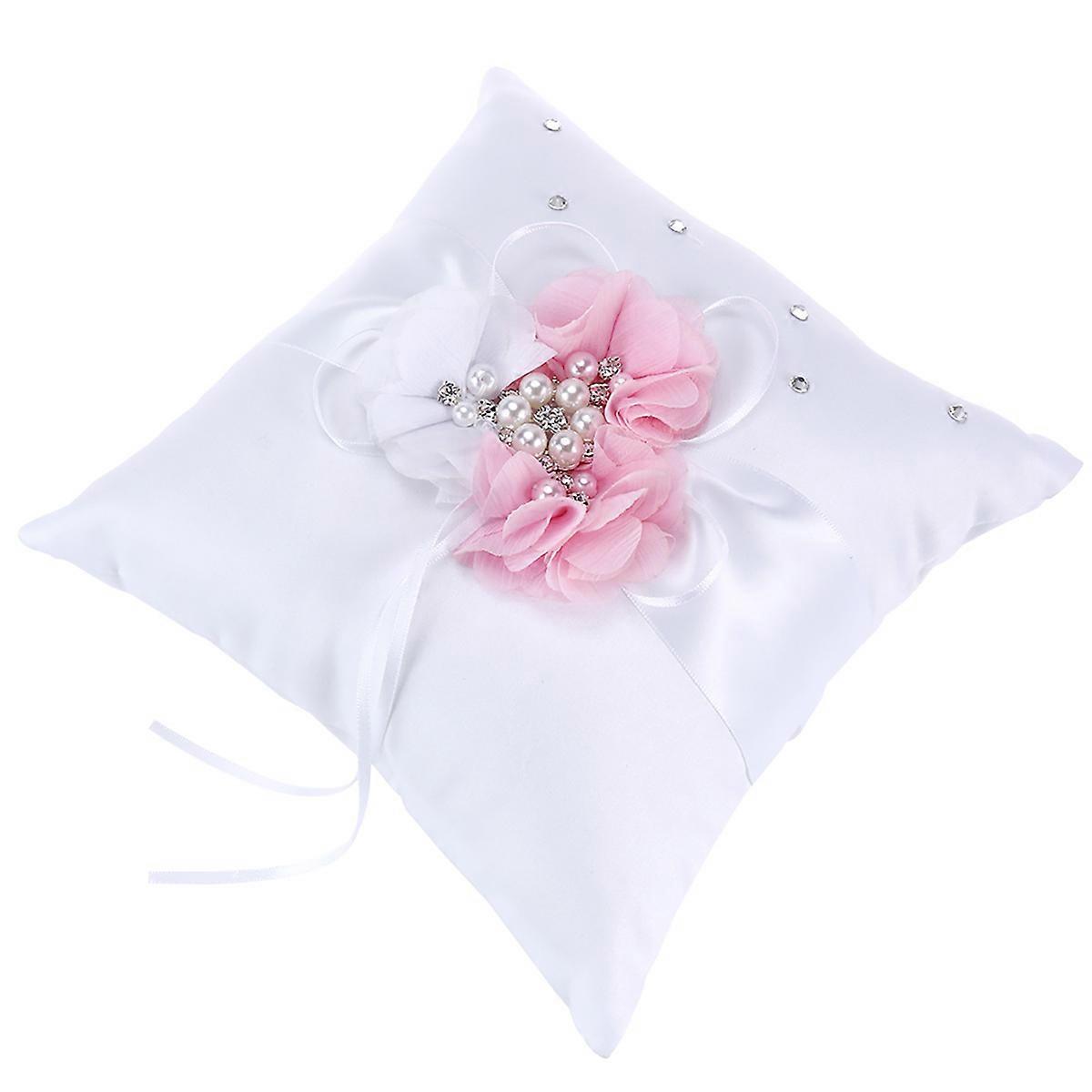 Wedding Ceremony Ring Cushion with Chic Decor, Lightweight and Convenient
