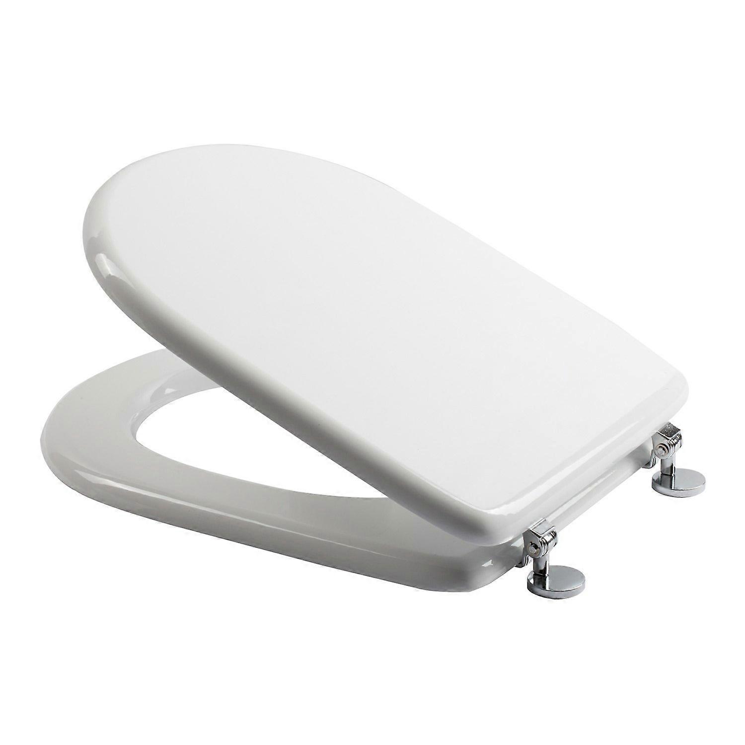Aretusa Fit Toilet Seat - Universal Fit, Easy Install, White