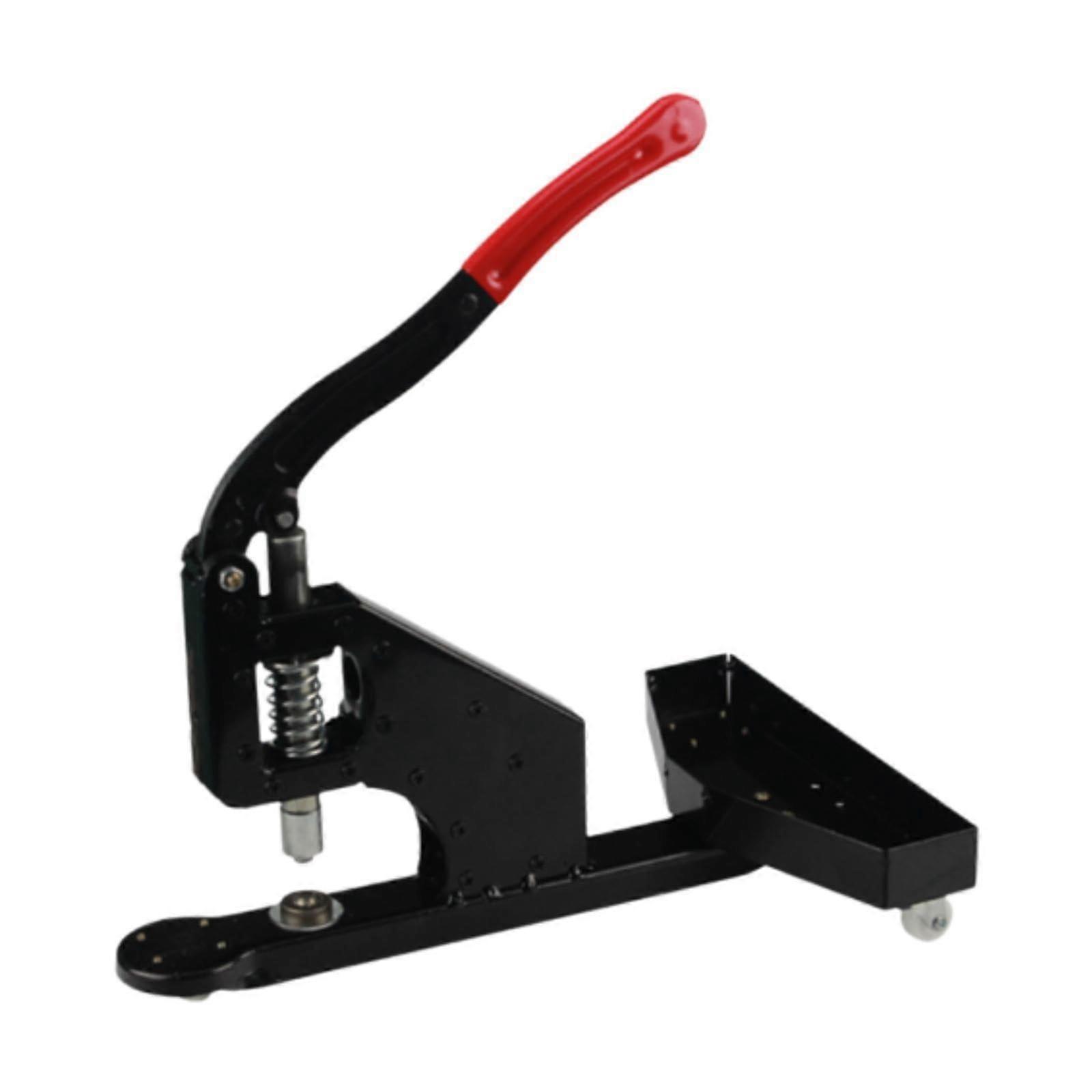 Eyelet Punch Machine with Hand Press, Durable Metal Construction for Professional Crafting, Compatible with Various Eyelet Sizes