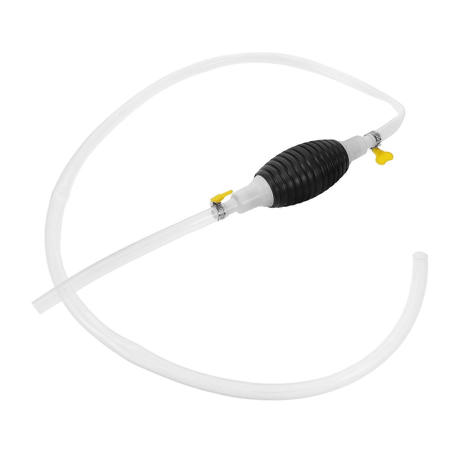 Portable Gasoline Transfer Pump Kit – Manual Siphon Hand Hose for Quick, Durable Liquid Fuel Transfer – Includes Accessories for Home and Automotive