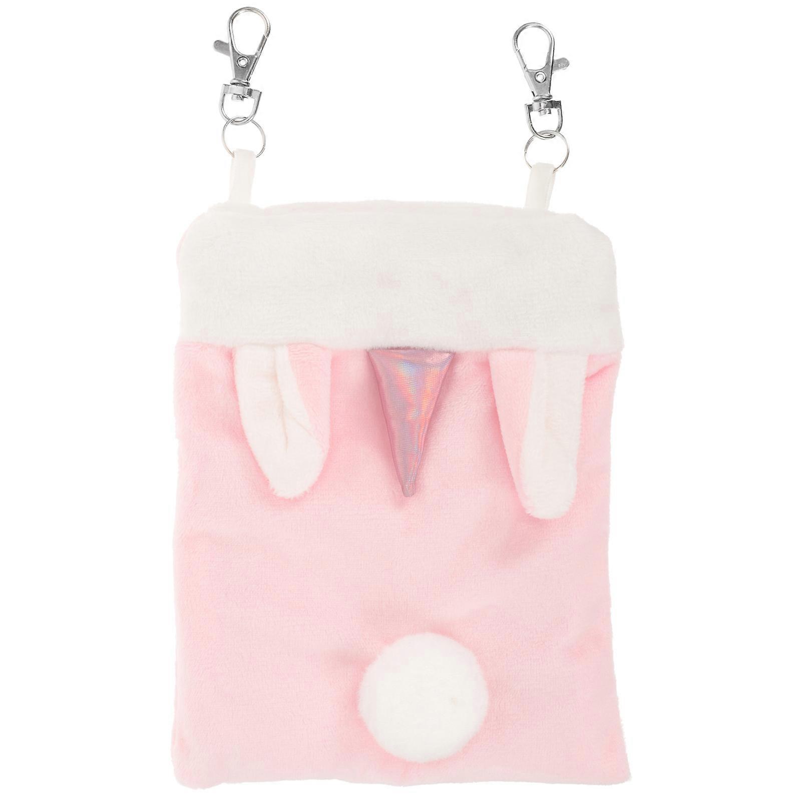 Small Pet Hammock Sugar Glider Nest Ferrets Safe Material Oval 16x13cm 1Pack