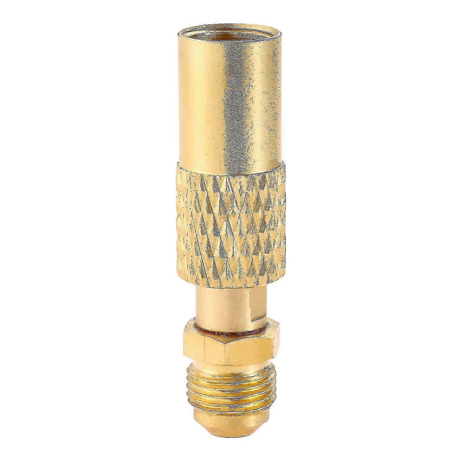 1 件实心黄铜 3/8“ 公喇叭口转换器适配器适用于 Coleman Roadtrip Lxe 烤架,可安全连接房车丙烷延长软管