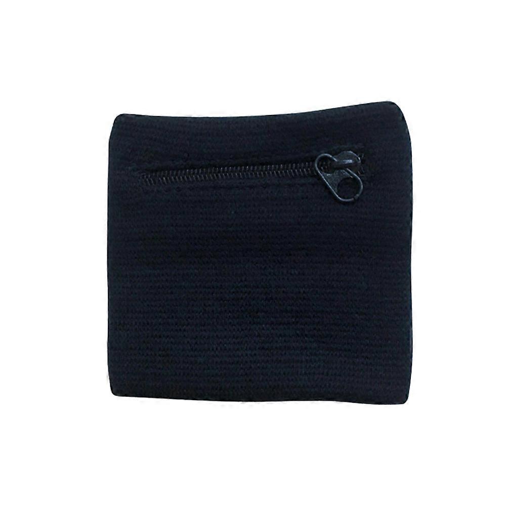 Wristlet Pouch Wrist Wallet Pouch Band Running Wrist Guard For Exercise Running Black Storage 1Pack