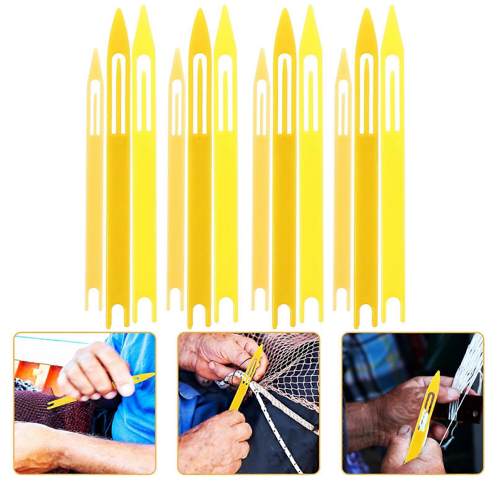 20pcs Durable Plastic Fishing Net Shuttles for Net Mending – Versatile Repair Tools for Fishing Enthusiasts and Beginners