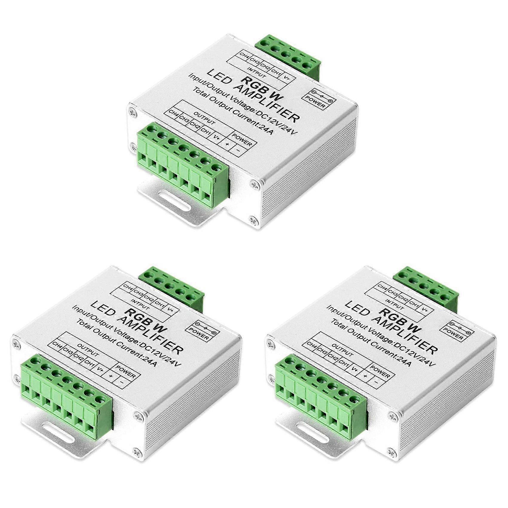 RGB/RGBW 5050 LED Strip Amplifier Controller Work with 4Pin/5Pin