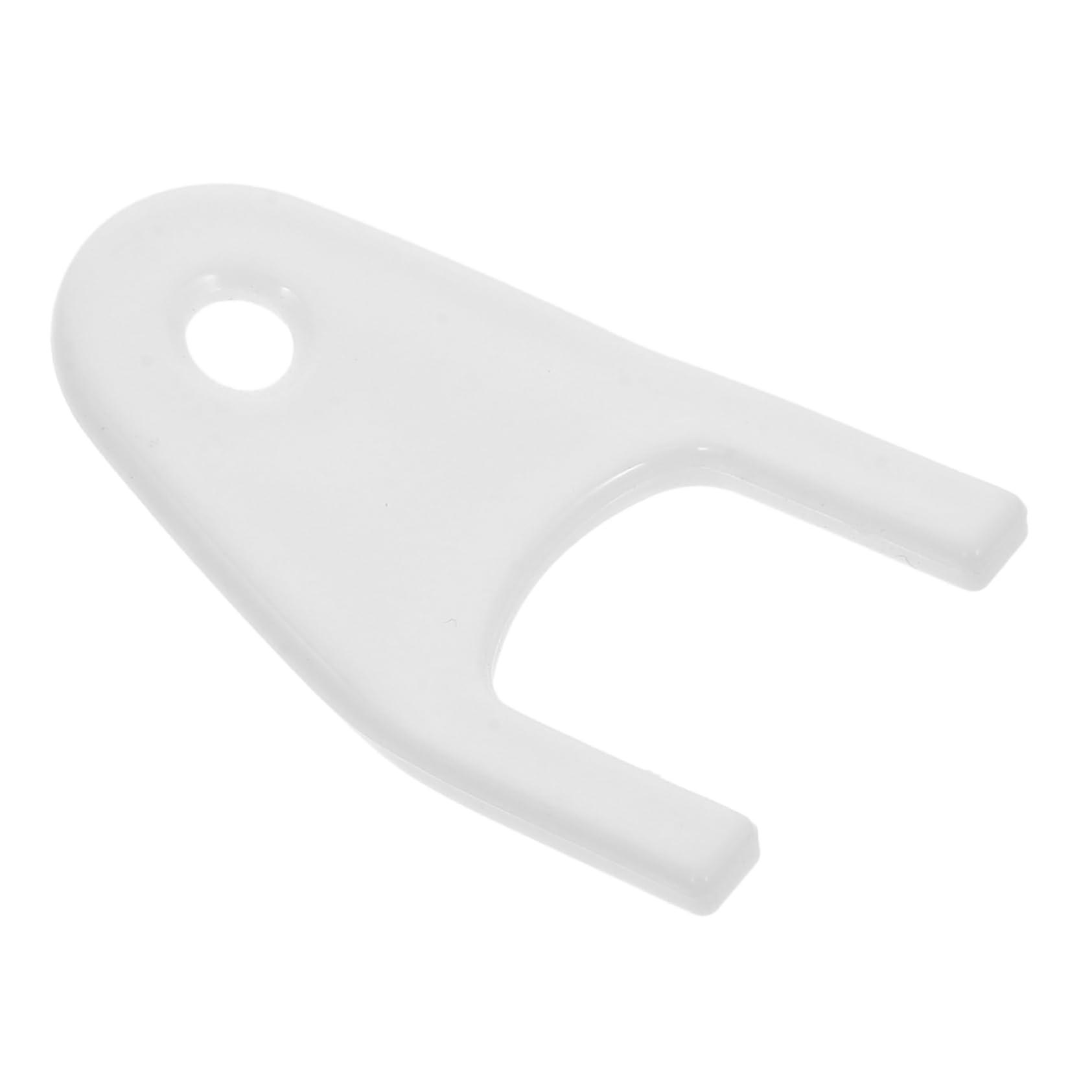Replacement Paper Towel Dispenser Key, Universal Plastic Key for Toilet Paper Dispenser, White Color, Compatible with Most Models