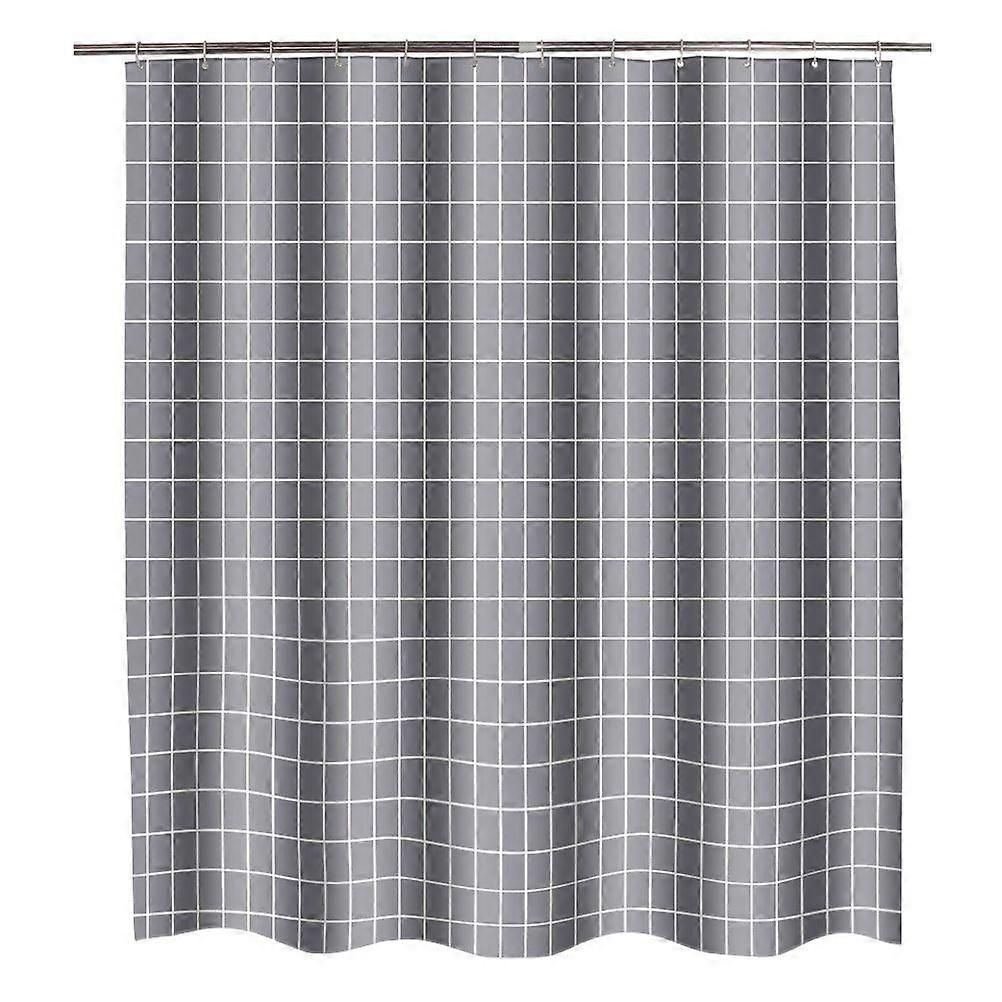 Check Pattern Shower Curtain Water Proof Shower Curtain Polyester Shower Curtain Size 7