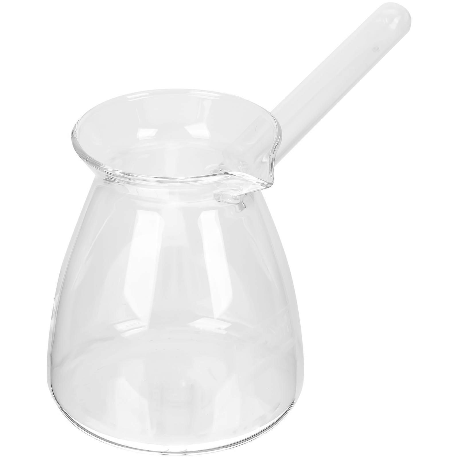 Glass Coffee Pot Open Fire Compatible Boiling 450ml 1Set