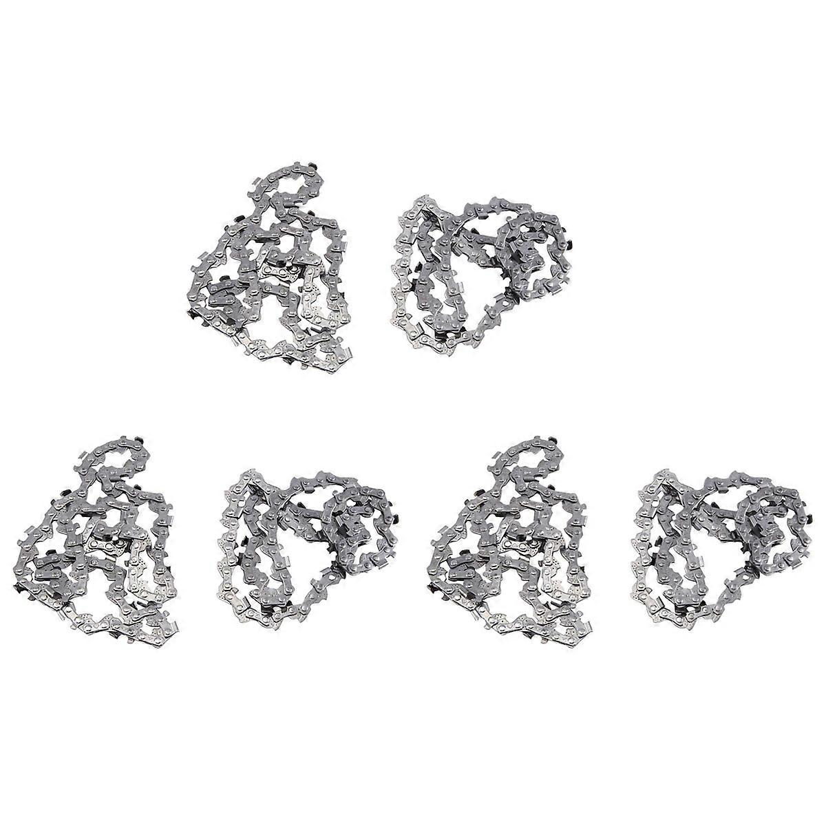 2Pcs 8 Inch Mini Chainsaw Chain Replacement Guide Saw Chain