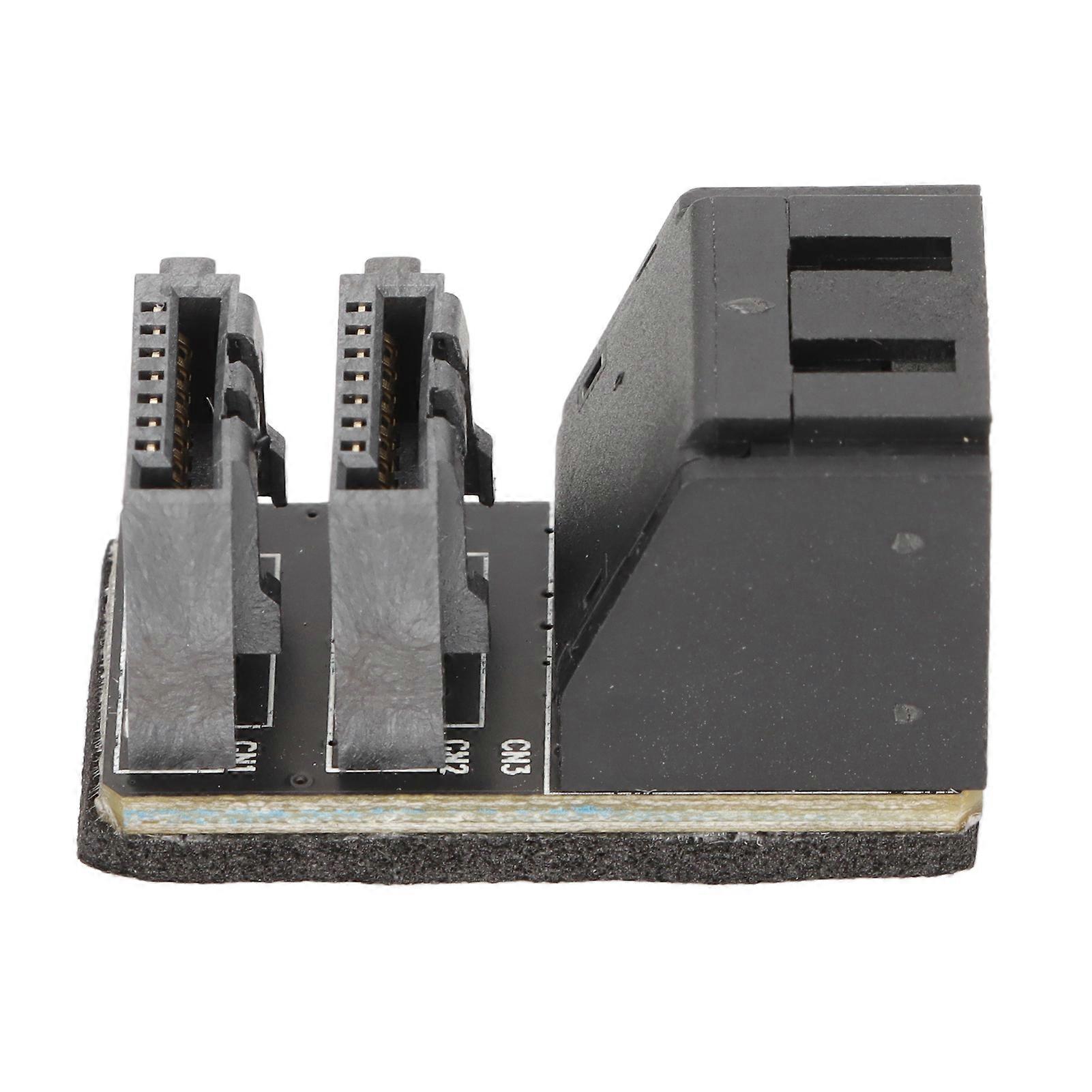 Dual Interface SATA 7Pin Motherboard 90 Degree & 180 Degree Direction 12GB High Speed Dual SATA 7Pin Adapter for PH572 90 Degree