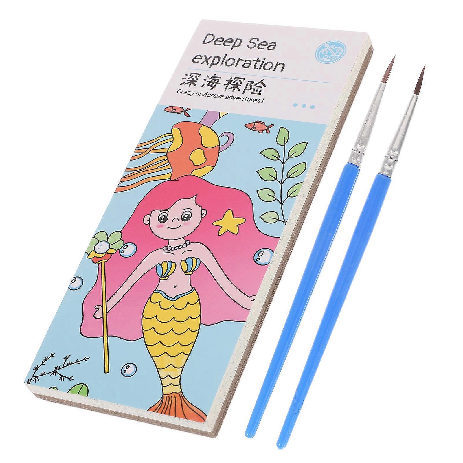 Drawing Book For Kids Watercolor Coloring Book Classroom Activities HandEye Coordination Assorted Color 1Set