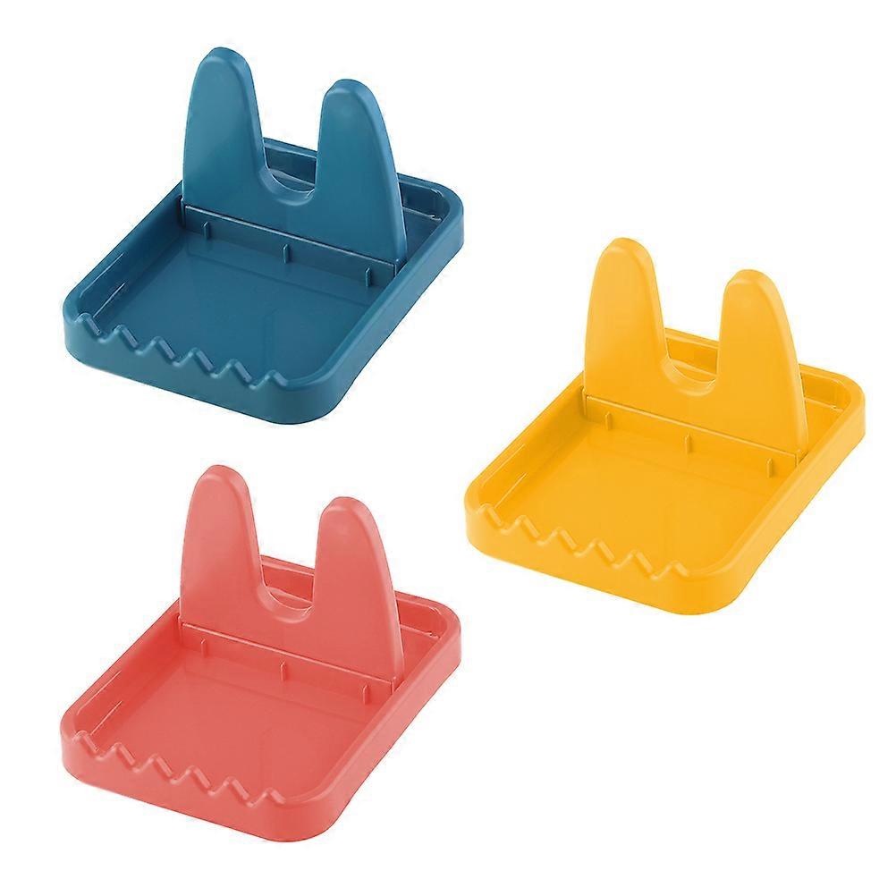 Lid Rest For Kitchen Counter Home Kitchen Use Storage Organizer Red 3Pcs