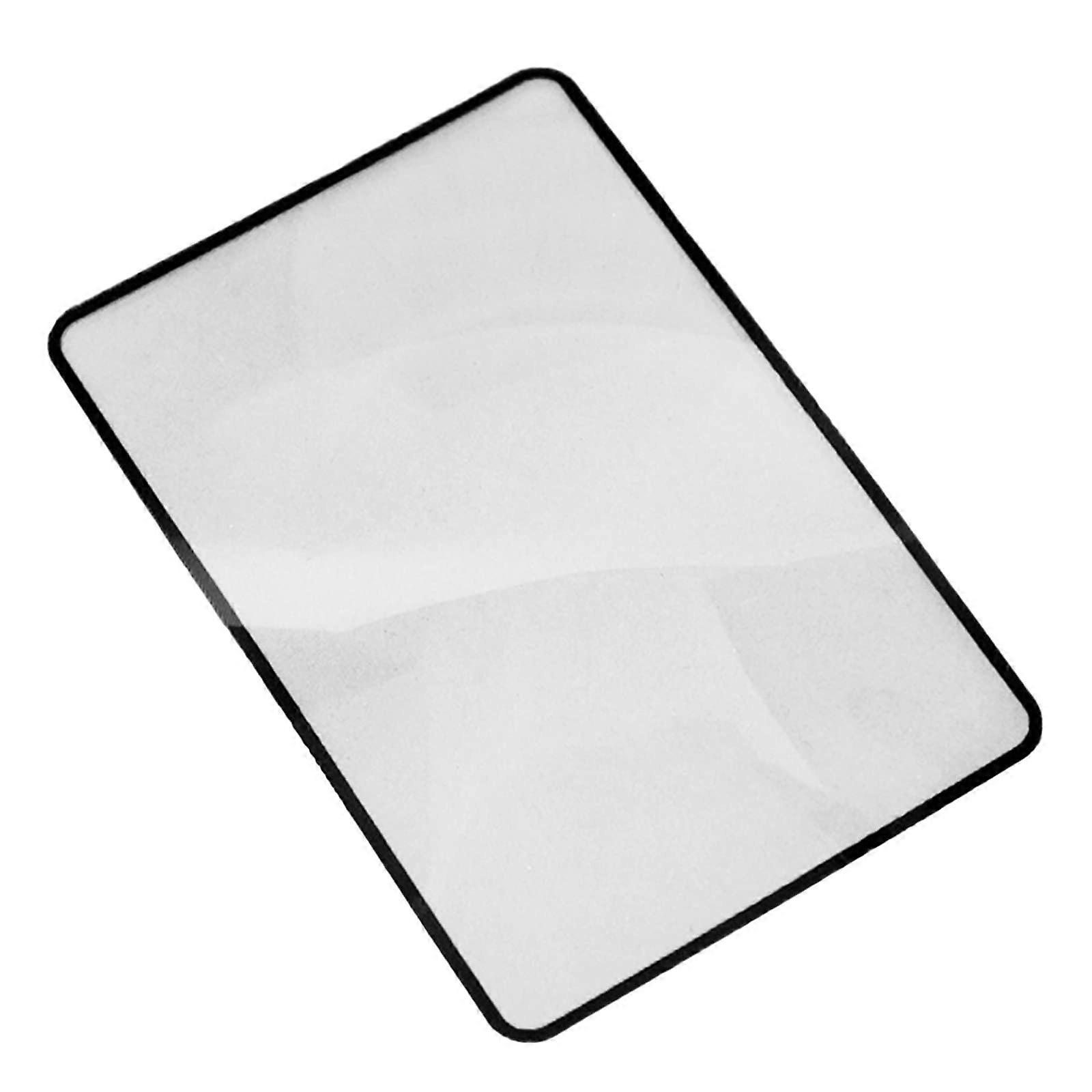 3x Premium Magnifying Glass, Full Page Fresnel Lens for Reading Small Print, Ideal for Seniors and Low Vision Assistance