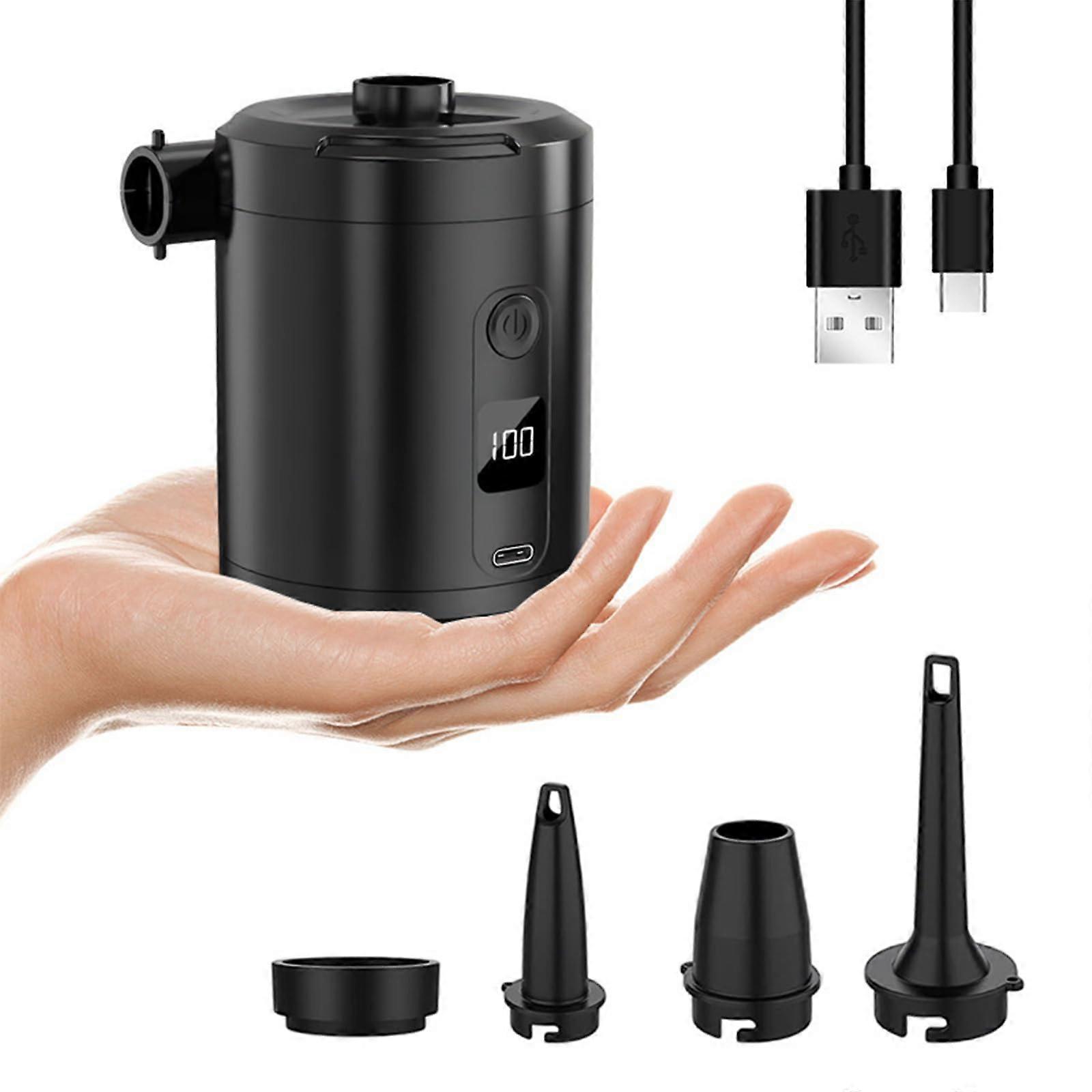 Powered Inflatable Air Compressors for Bikes | Portable Bicycle Inflator Tool | Outdoor Paddle Air Pump, Compact Design