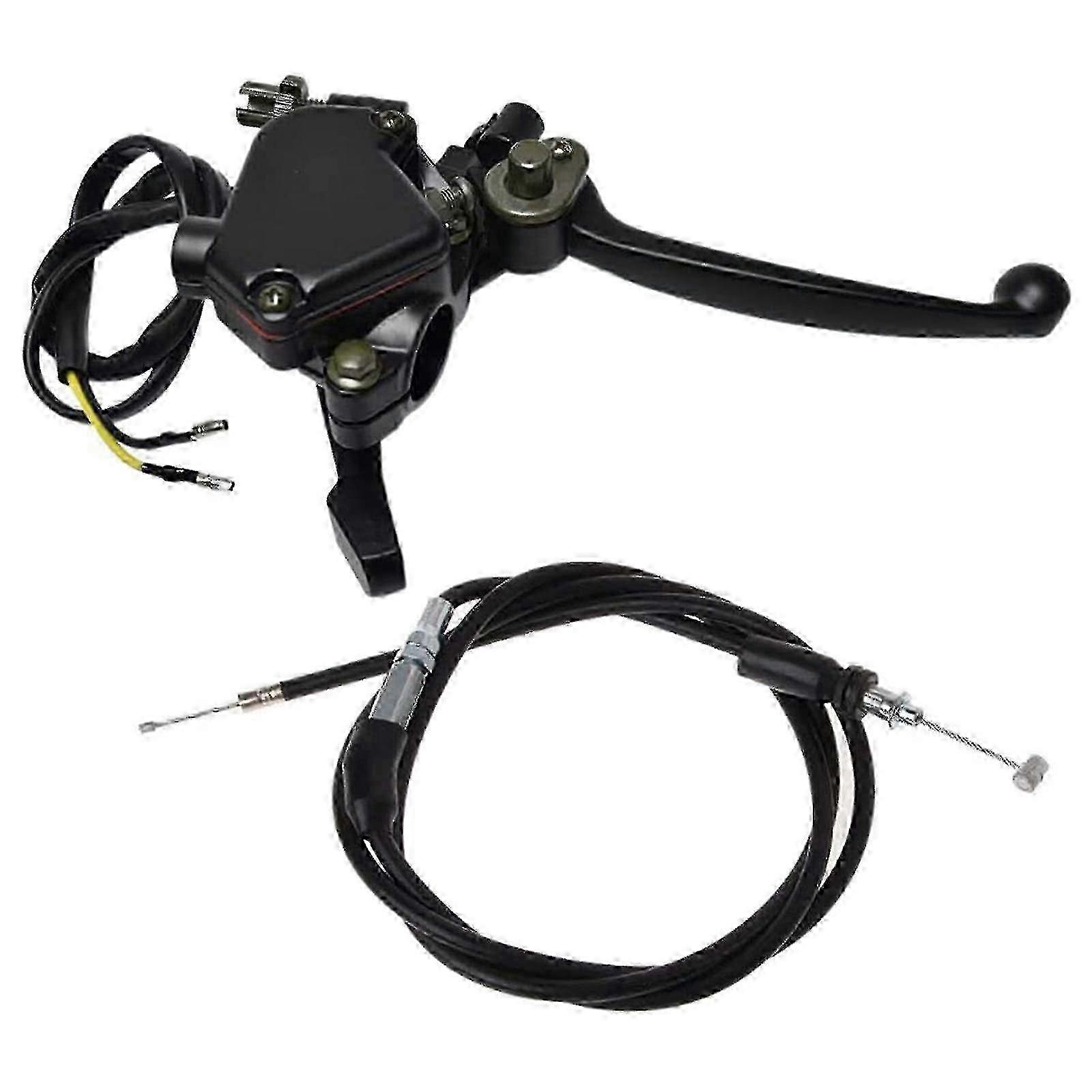 Thumb Throttle Accelerator Brake Lever With Cable For 50cc -250cc Atv Quad