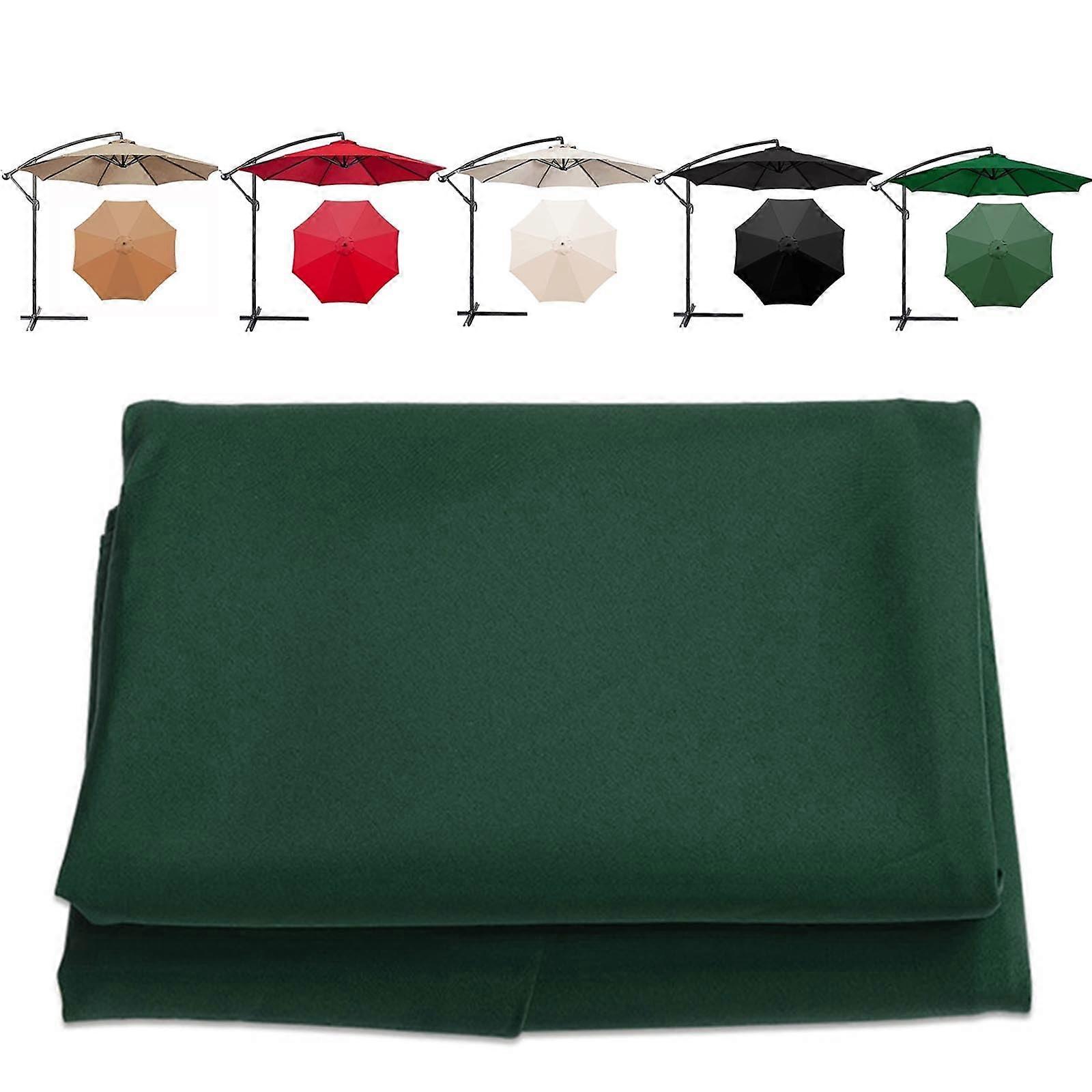 Replacement canopy for sun umbrella with 6/8 arms, Green, 3M8Arms