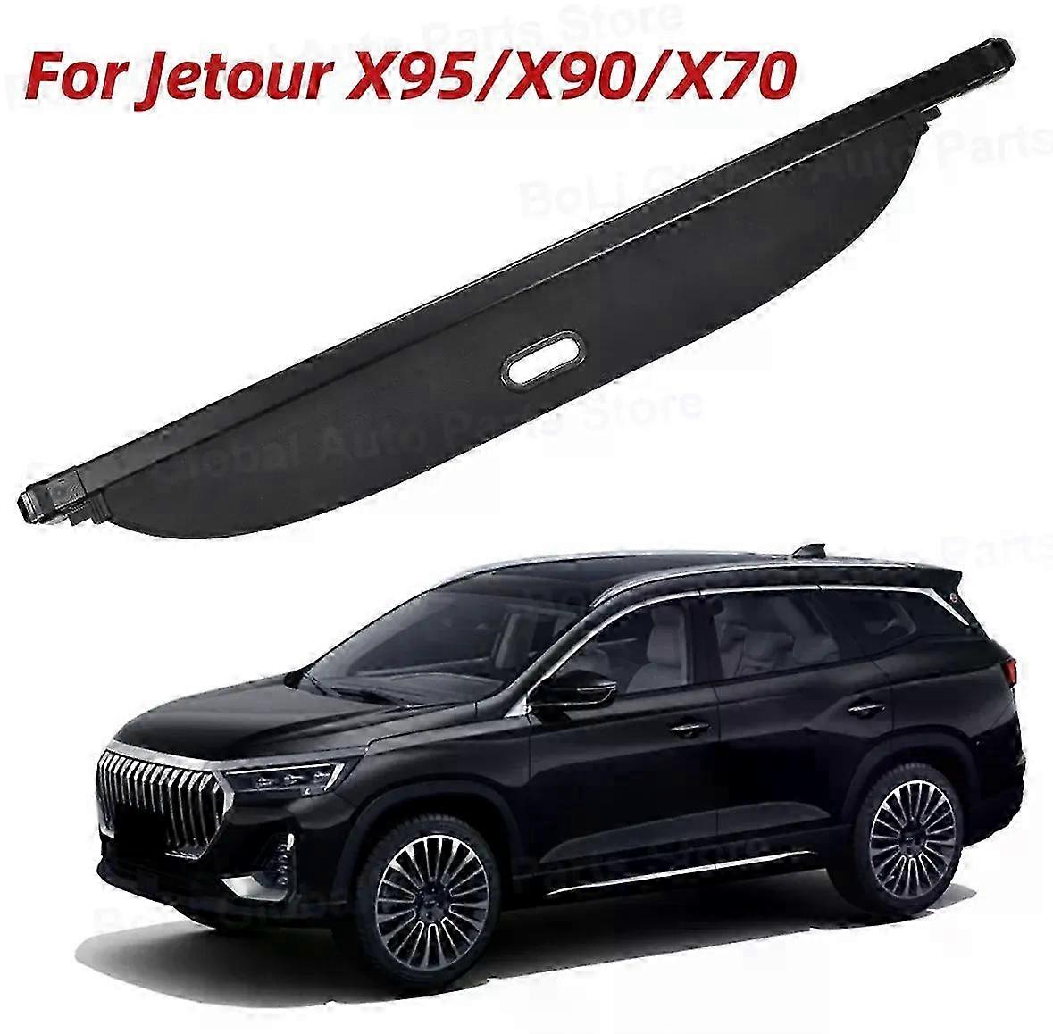 Retractable Cargo Cover with Pull Buckle Black Trunk Cover Luggage Carrier for Certain Models