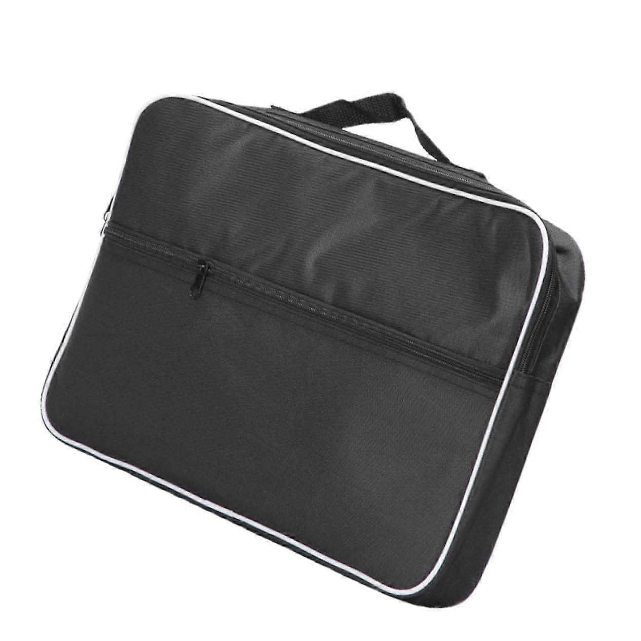 Gig Bag Suitcase for Harp, Laptop, Lyra, and Lyre - White Polyester Handbag and Storage Tote for Instruments