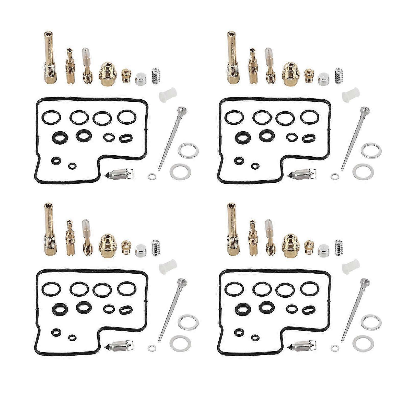 4 Sets Motorcycle Carburetor Repair Kit Rebuilt Parts Suitable for a Certain Brand V45 Magna/VF750/VF750S