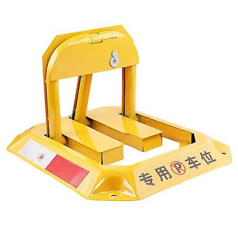 Foldable parking barrier, parking space blocker, manual parking bollard, thickened parking bollard, for private parking spaces in parking garages