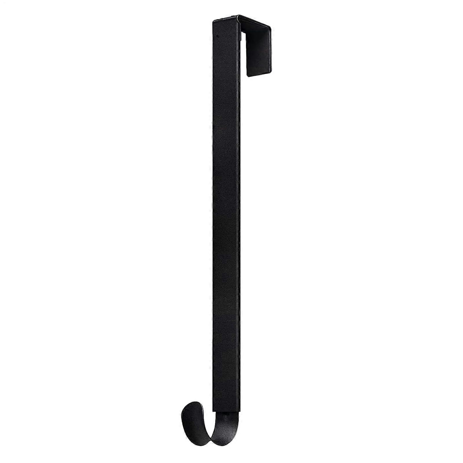 Door Hook - Adjustable 15-24" Front Door Wreath and Garland Hook, 20 Pound Weight Capacity, Damage-Free Hanging Solution