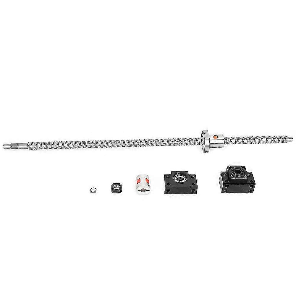 600mm Ball Screw with BK12 BF12 End Supports and 6.35x10mm Coupler