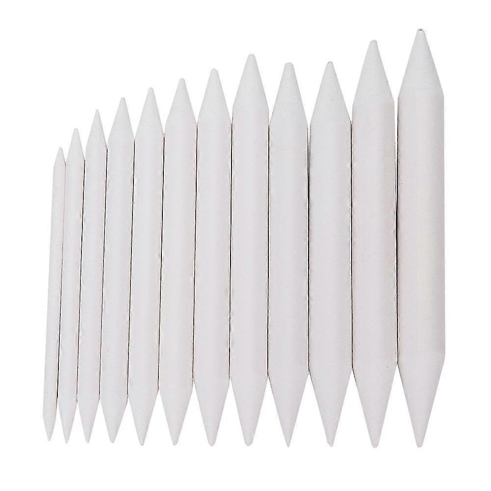 12 Pcs White Paper Blending Stumps for Sketching and Drawing