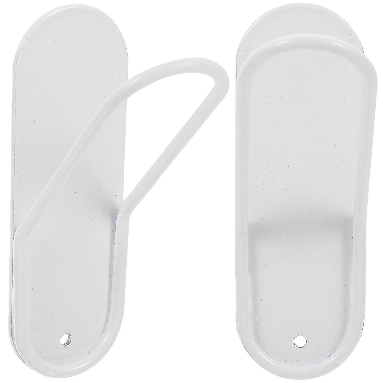 It sounds like you're referring to a product description for **2pcs Wall Mounted Iron Art Hooks** – these are likely decorative, adhesive hooks