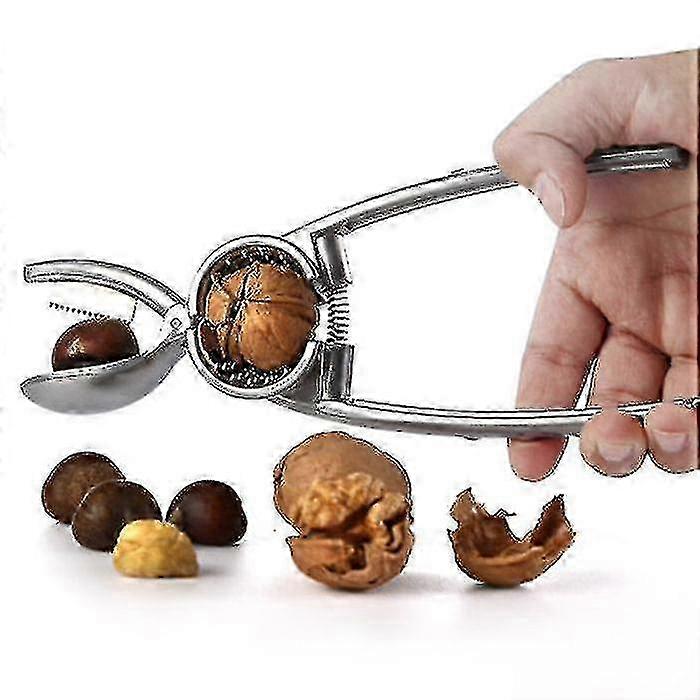 Nut Cracker Tool 2-in-1 Metal Walnut Chestnut Opener Kitchen Nutcracker Nut Splitter