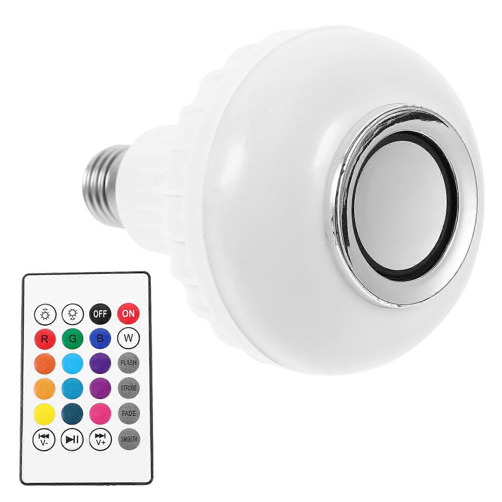 Light Bulb Speaker Rgb Lights For Adults Home Use 1Set