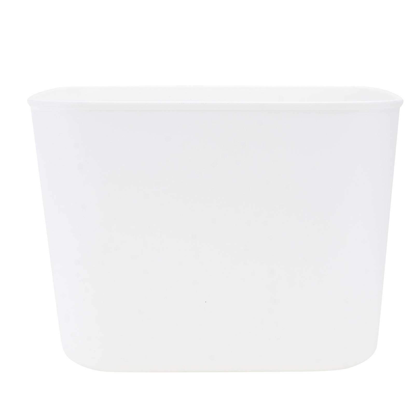 Plastic Sundries Organizer Basket White For Home Storage And Desktop Sorting For Kitchen Bathroom And Office Use And Wear Resistant Design