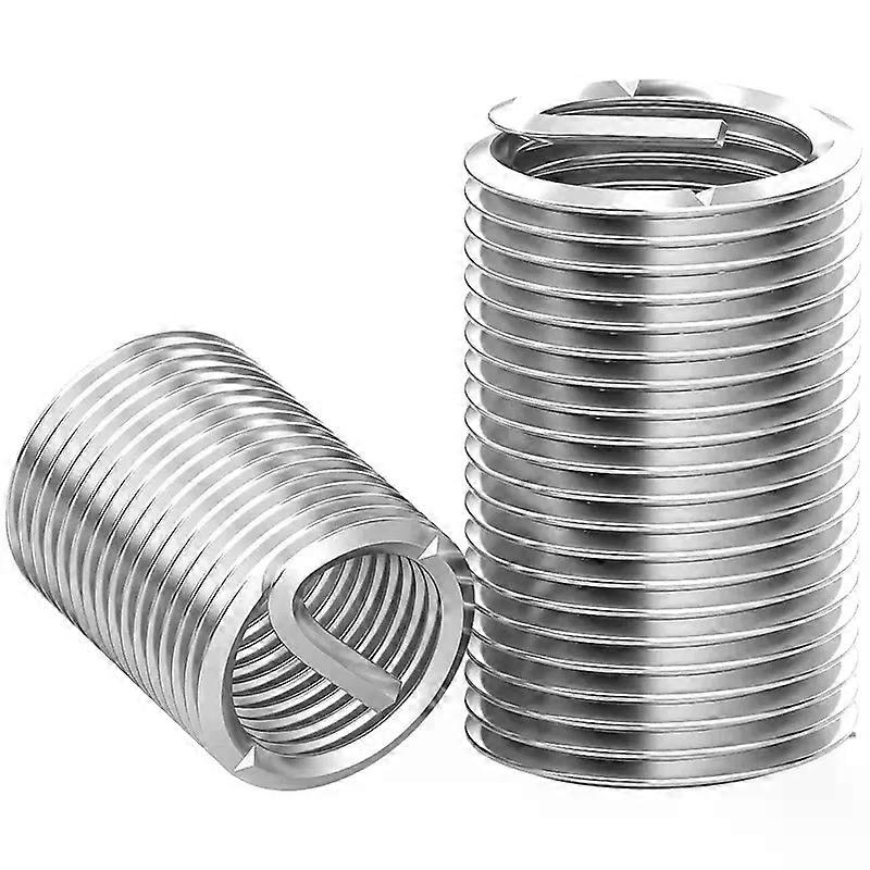 304 Fil d’acier inoxydable Filetage Insert Vis Douille Fil Vis Manchon Filetage Réparation M2-M12