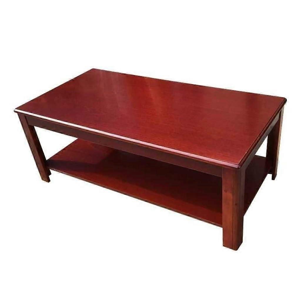 Coffee table, solid wood, modern flower stand, doublelayer small table, square table combination (S) A S.