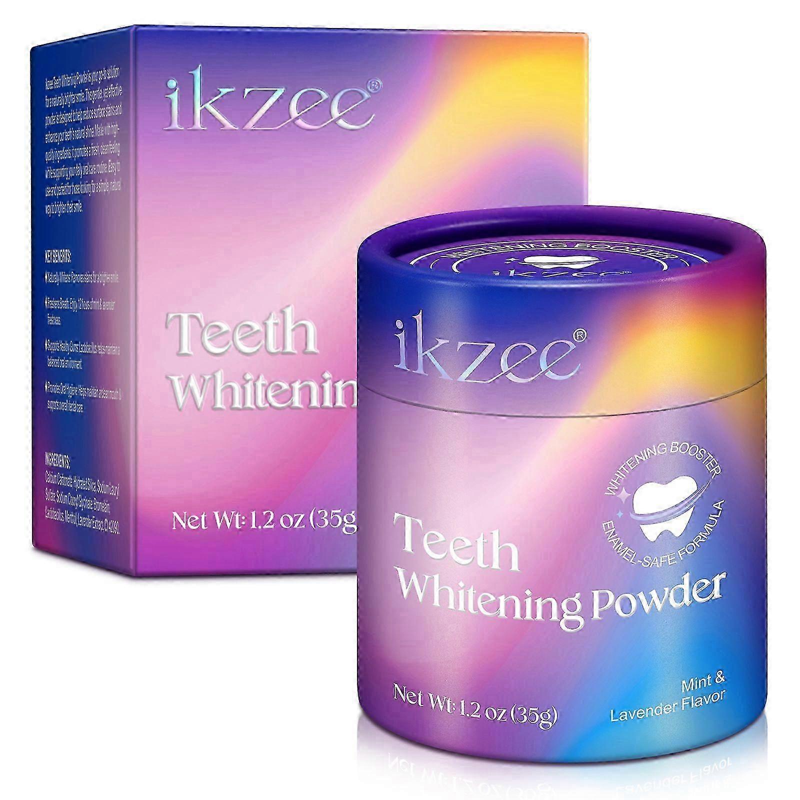 Purple Whitening Powder, Color Correcting with Hydroxyapatite, Stain Removal, Color Corrector, Effective Whitening,Safe & Non-Irritating,Gentle on Ena